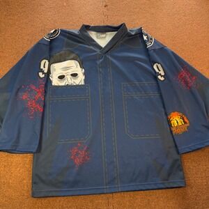 LAGA Michael Myers Halloween Hockey Jersey 2022 Draft Tournament Phoenix Navy 9